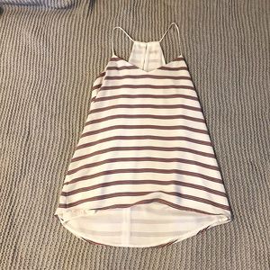 Express striped cami . Reversible.